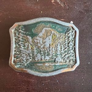 Yosemite themed belt buckle.
